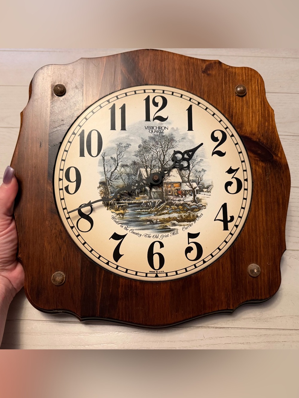 VINTAGE 70s/80s wall clock